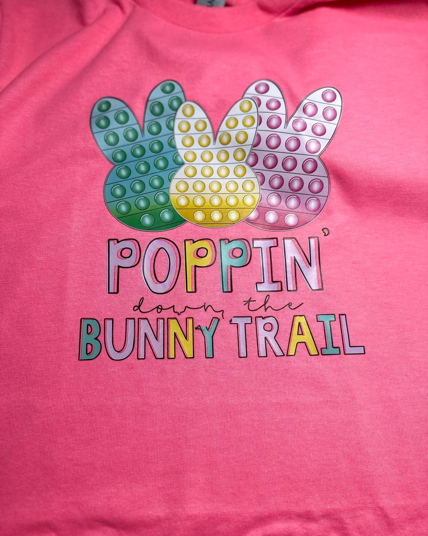 Popping into Easter shirt