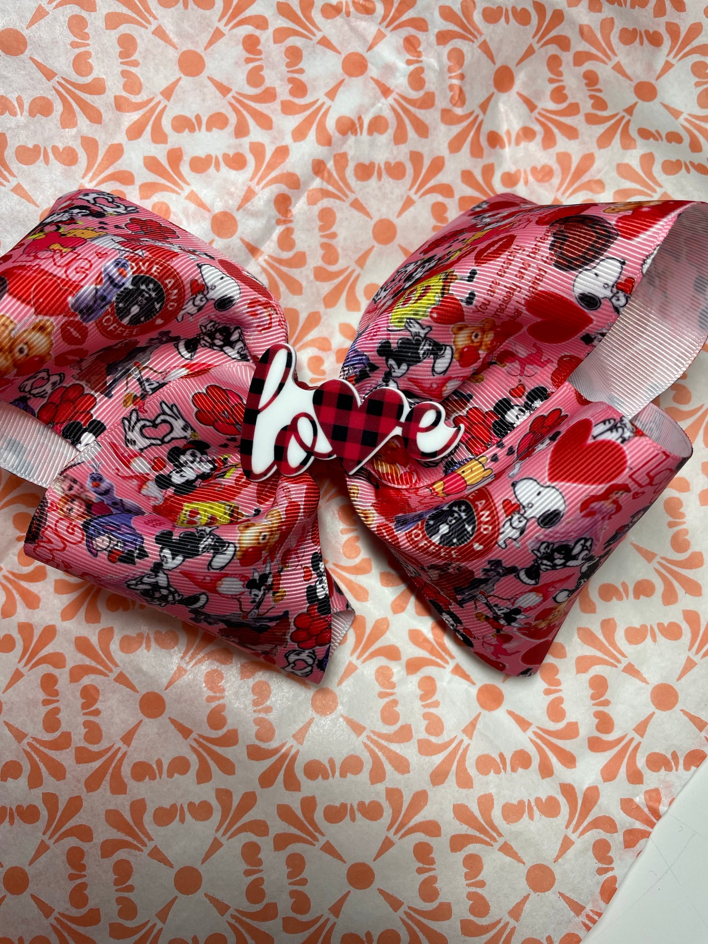 Valentines Day boutique bow