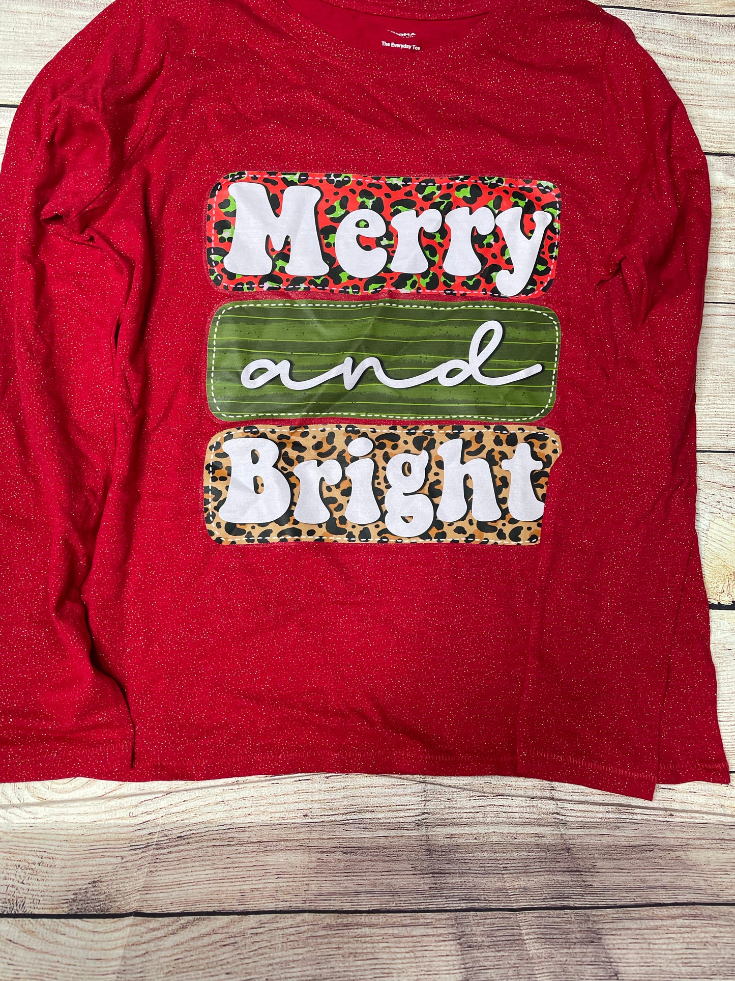 Merry and bright shirt