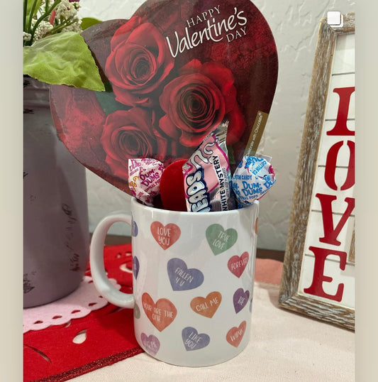 Heart message Valentine’s Day mug